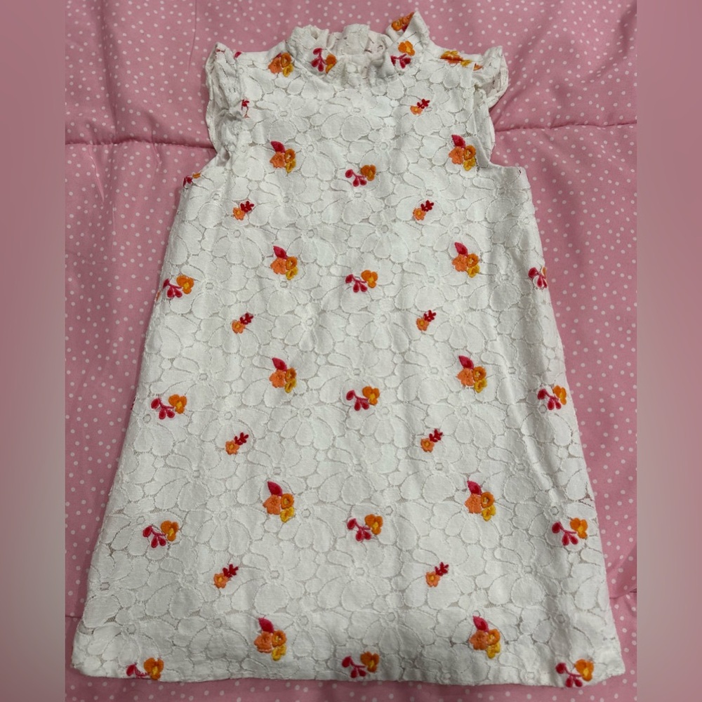 3,Janie and Jack Floral Embroidered Dress